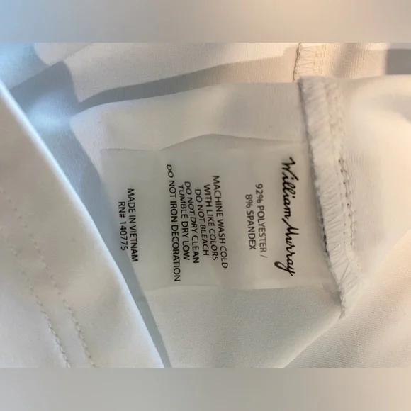 William Murray 1/4 zip chip shot pullover small EUC - Picture 5 of 7